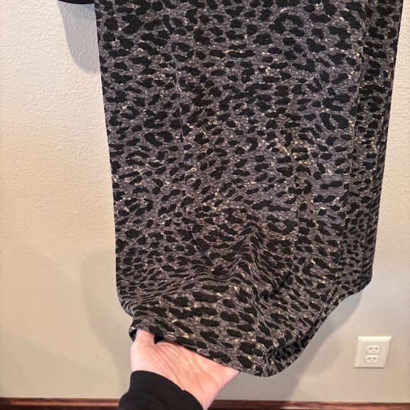 Eva Varro Animal Print A Line Dress, Large, Comfy Throw On Work Church Errands - Picture 4 of 9